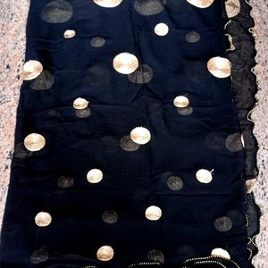 Z Black Moti Embroidered Duppata