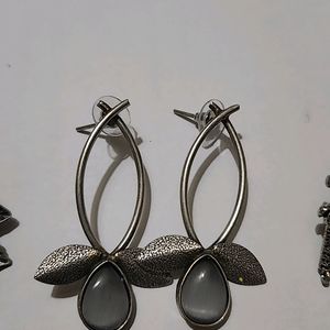 Combination Of 3 Earrings- Danglers