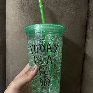 Green Plastic Sipper