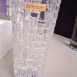 NACHTMANN ORIGINAL HEAVY FLOWER CRYSTAL VASE