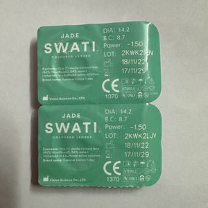 Swati Verma Green Contact Lense   (Jade)-1.50