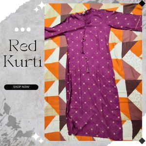 Red Kurti