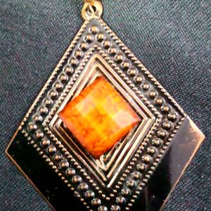 Rhombus Shaped Western Earring