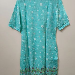 A Line Short Printed Kurti