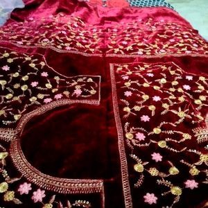 Velvet Lehenga Choli Beautiful