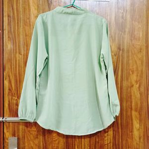 Sap Green Formal Top