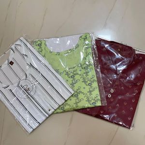 Kurti, ladies kurti, combo of 3, new