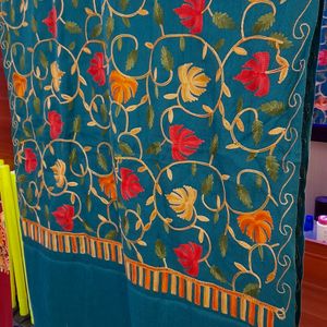 Kashmiri Embroidery Woollen Shawl