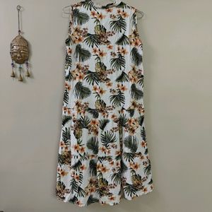 Tropical  Midi Dress