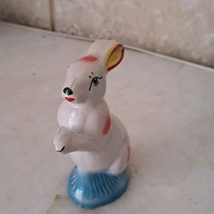 Cute Rabbit Ceramic Doll