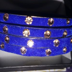 stylish Blue Bangles And Bracelets