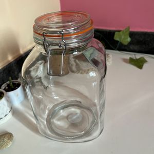 3litre Glass Clip Jar