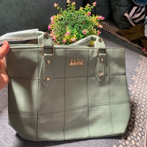 Green Zara Handbag