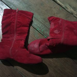 It's A Women Red Boot