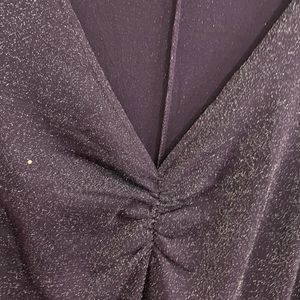 Purple Shimmery Sheath Dress