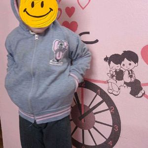 Hooded Jacket For Boys N Girls