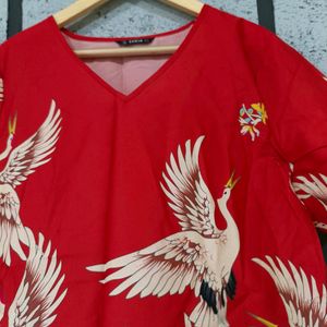 Red Flamingo Top