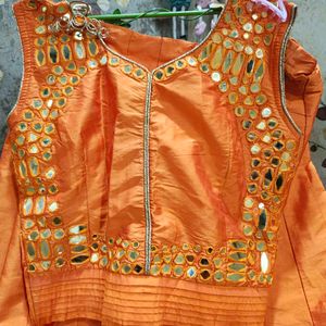 Vibrant Mirror Work Lehenga