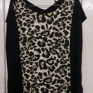 Van Heusen animal printed top