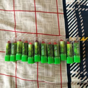 New Ads Green Tea Matte Lipstick Pack Of 12