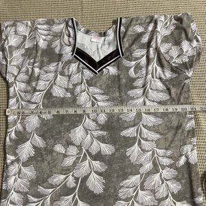 Grey Printed Nighty