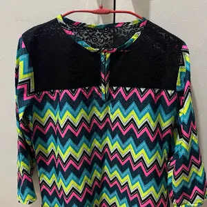 Multicolour Tunic Top