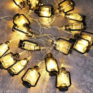 Black Lantern Fairy String Light For Home Decorati