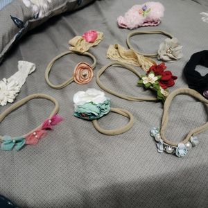 Baby Girl Headband Free Size Pack Of 11