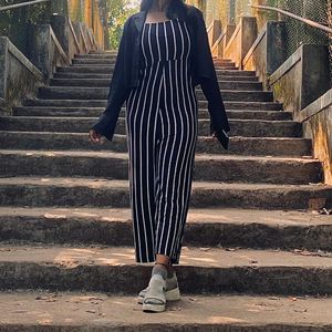 Striped Jumpsuit