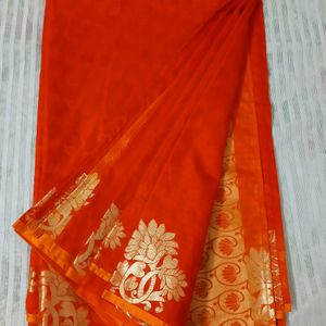 Like New Saree With Blouse
