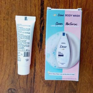 Combo Dove Body Wash & Good Vibes Glow Gel Creme