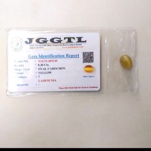 8.30 CTS. Original Certified Cats Eye (लहसुनियां).