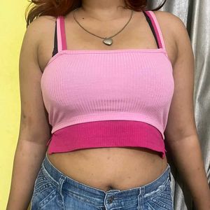 Sleevless crop top💌