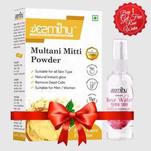 Combo Jeemihu Mulatani Maati & Rose Water