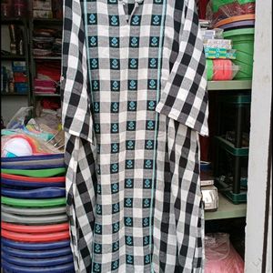 Plus Size Checkered Kurti 🎲