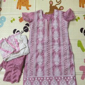 Pink Kurta Set