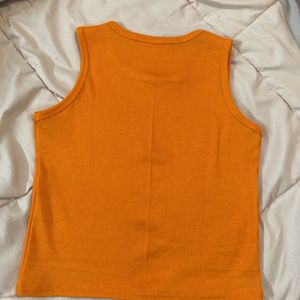 Orange Crop Top