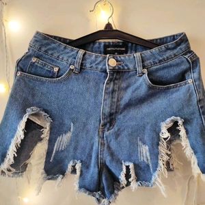 Pretty Little Thing Tattered/Ripped Shorts