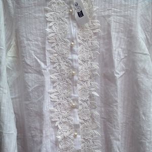 Pure Cotton Shirt For Girls