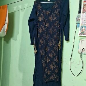 Navy Blue Kurta