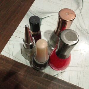 Combo Of 5 Nailpolish