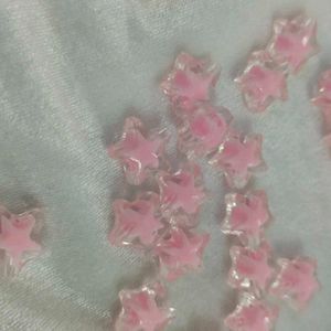 Star Charm 50 Pis Pink Colour