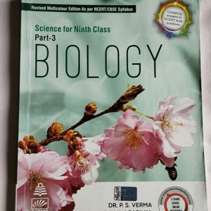 Biology Book From S. Chand For Class 9