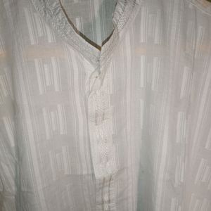 White Kurta For Men