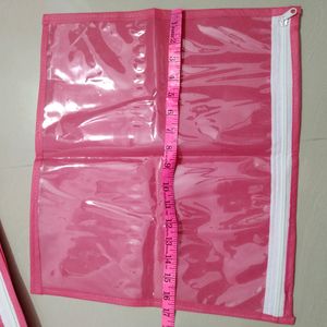 Piece Of 6 Pink Saree Cover