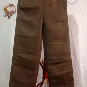 Brown Formal Pants