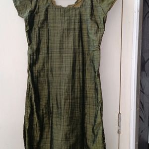 Beautiful Olive Green Kurtha