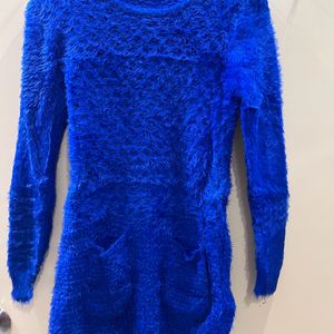 Blue Fur Top