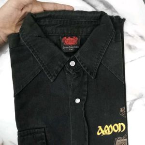 Premium Quality Denim Half Shirt