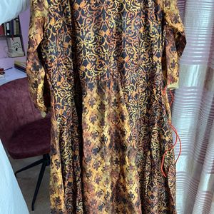 Ready To Wear Maroon Ethnic Dress